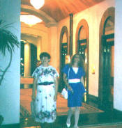 Rosina w/ Debra at Royal Hawaiian Princess Hotel - 1990